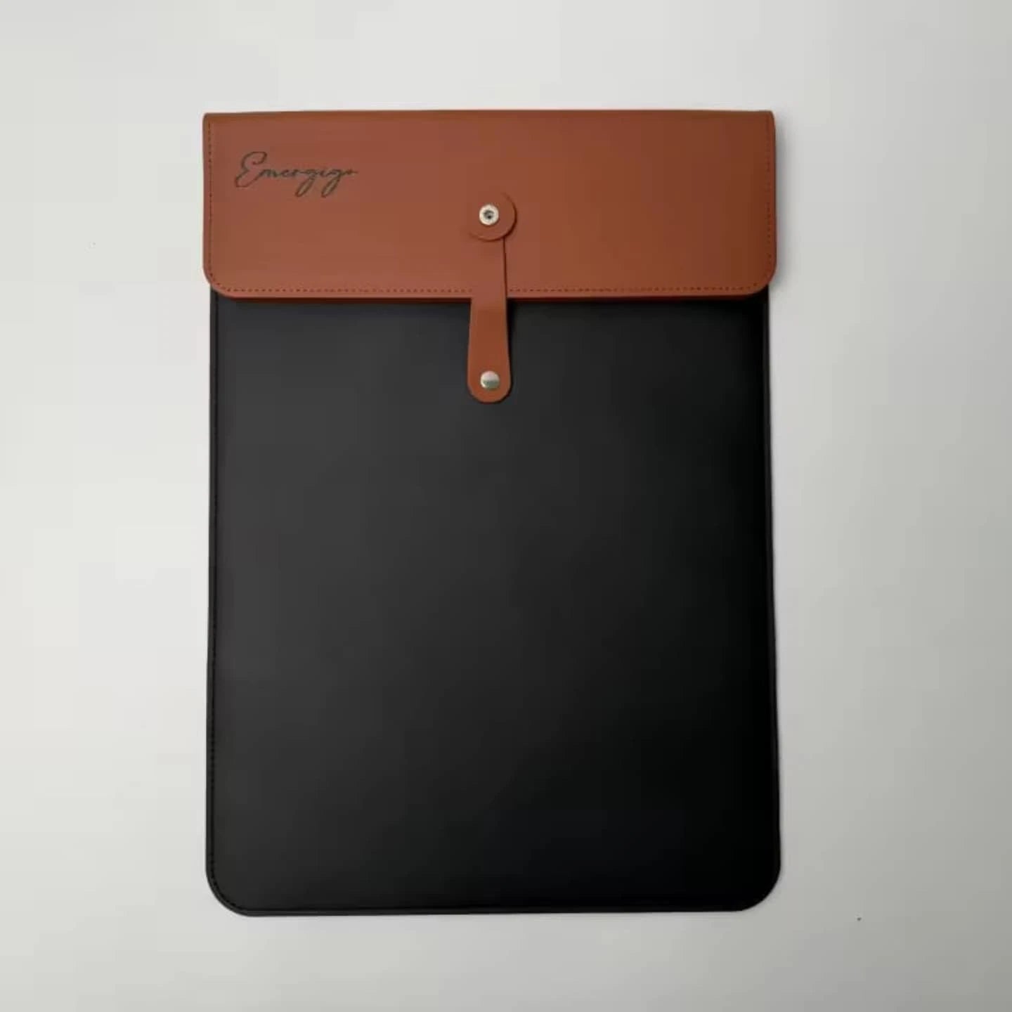 All-in-One Leather Portable Laptop Sleeve for Mobile & Essentials
